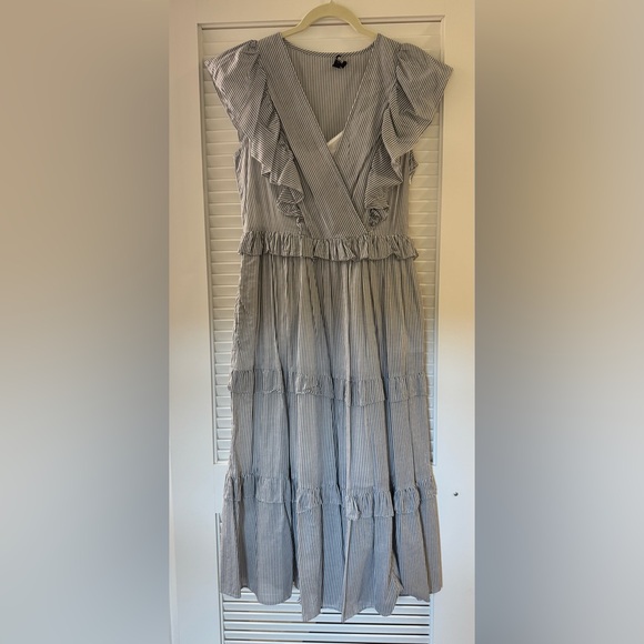 J. Crew Ruffle-sleeve cotton voile dress - Picture 2 of 5